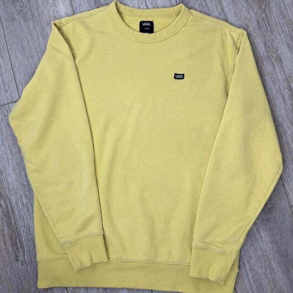 Vans Men's Yellow Sweatshirt